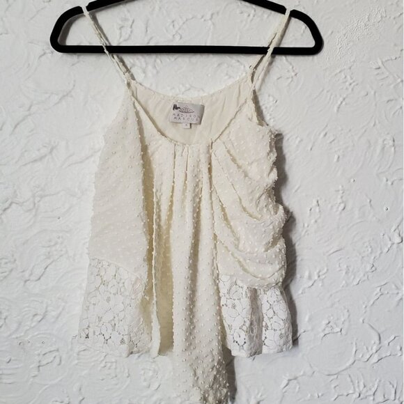 Madison Marcus Silk Ruffled Camisole Top - Picture 3 of 9